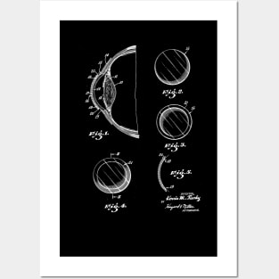 Contact Lens Vintage Patent Drawing Posters and Art